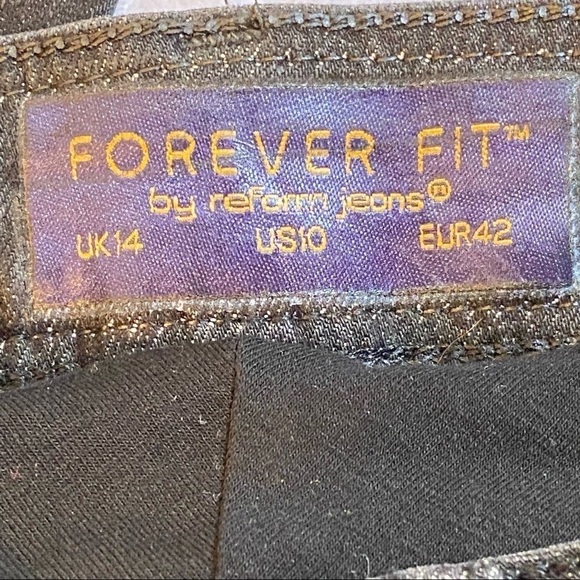 Convertible Maternity Jeans Skinny Forever Fit by Reform Jeans NWT Black Size 10 - Picture 9 of 16